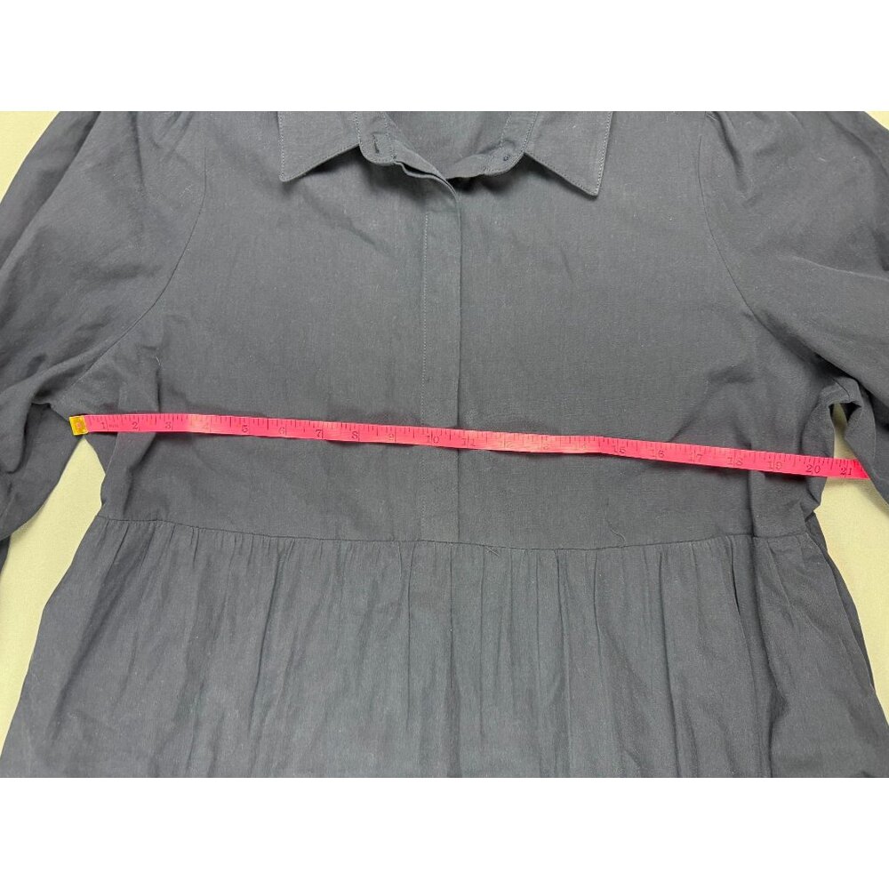 Pomander Place Navy Cotton Mabel Maxi Dress Size XXL - Picture 8 of 9